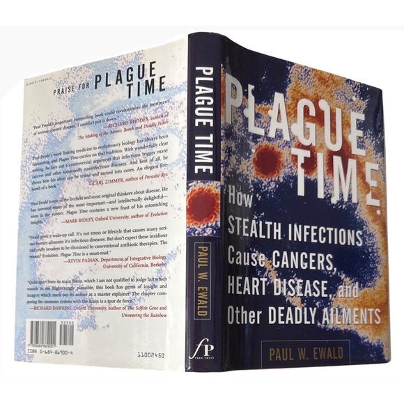 Plague Time How Stealth Infections Cause Cancers Heart Disease Ewald HC DJ 1st - Picture 2 of 16